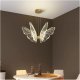 Luxury Gold Acrylic Butterfly Chandelier