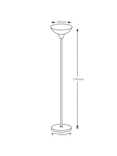 Uplighter Floor Lamp